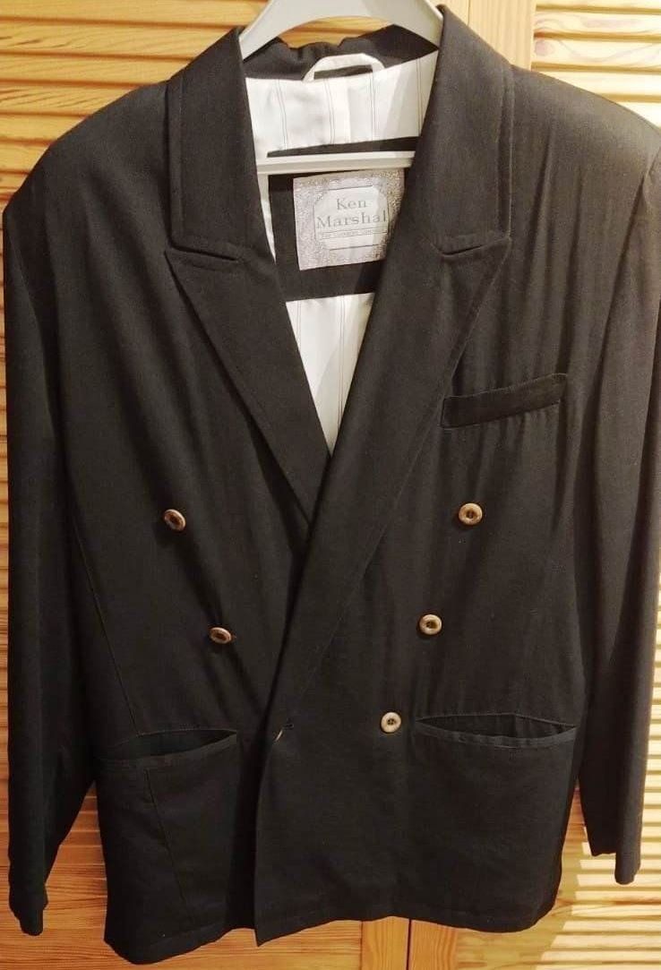 Giacche: Jacke / Doppelreiher, Schwarz - Grösse S - – Nuovo (secondo la descrizione) da Zürich venduto da 1980ale