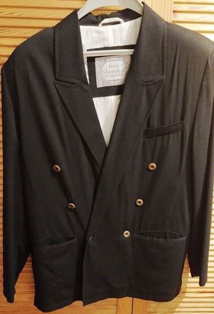 Jacke / Doppelreiher, Schwarz - Grösse S -