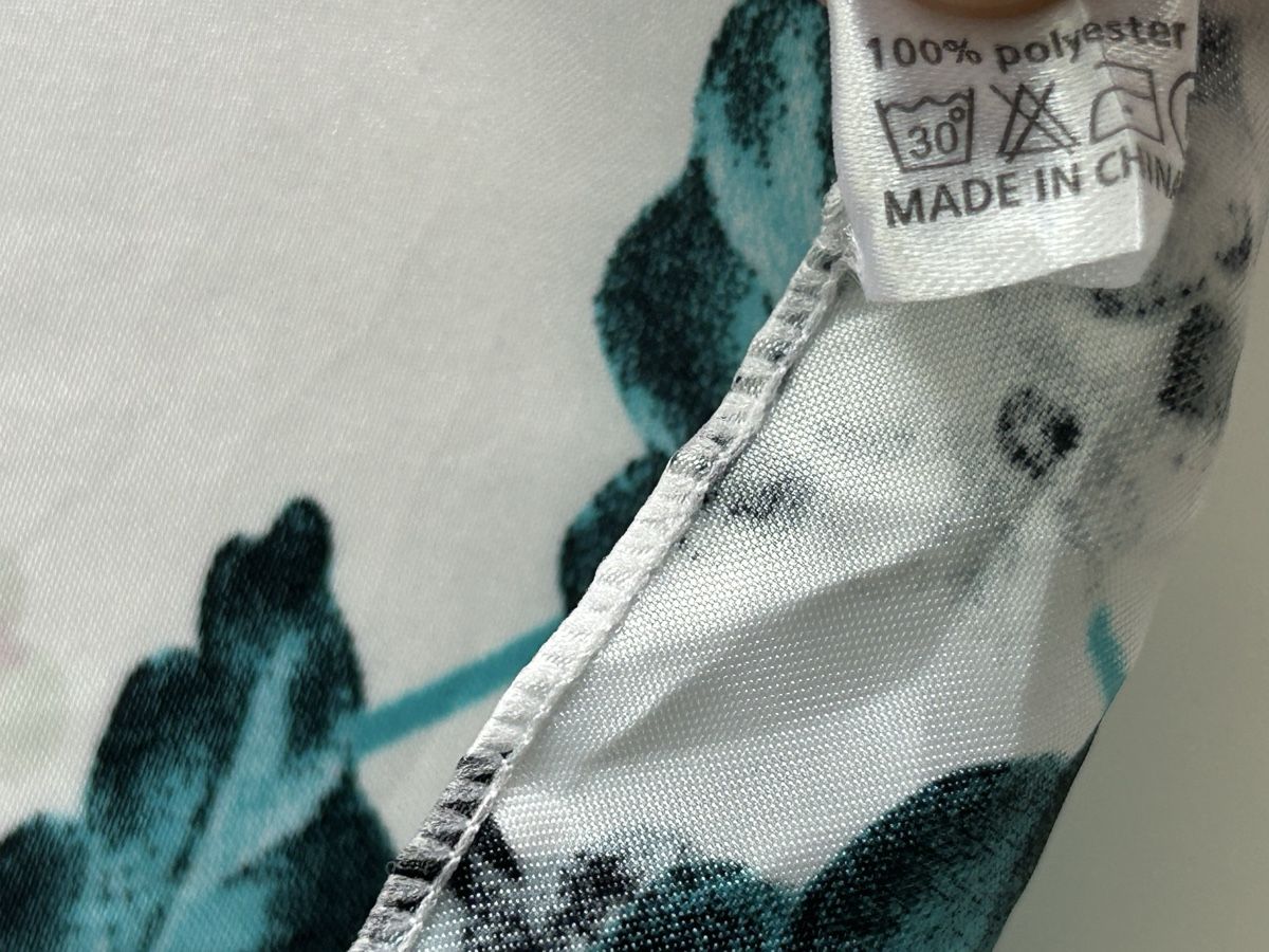 Polyester Foulard & Sciarpe: Scarf floral print 100% polyester Stonemountain colourful – Nuovo (secondo la descrizione) da Saland venduto da ele_vc96 2