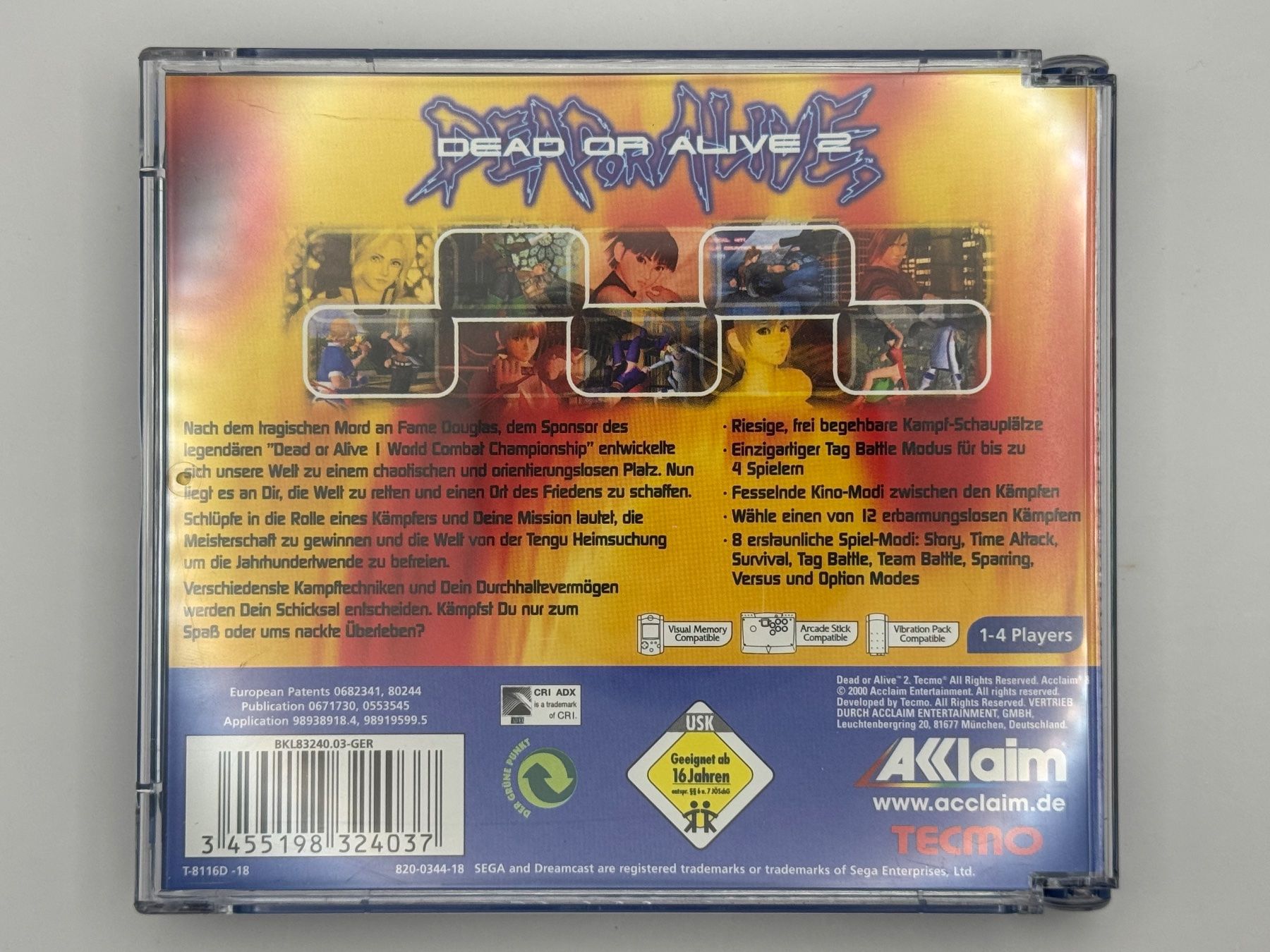 Sega Spiele: Dreamcast Dead or Alive 2 – Gebraucht aus Bettlach von awi_7jcb 1