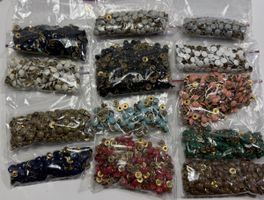 Metall Druckknöpfe, diverse Farben, 9mm Durchmesser