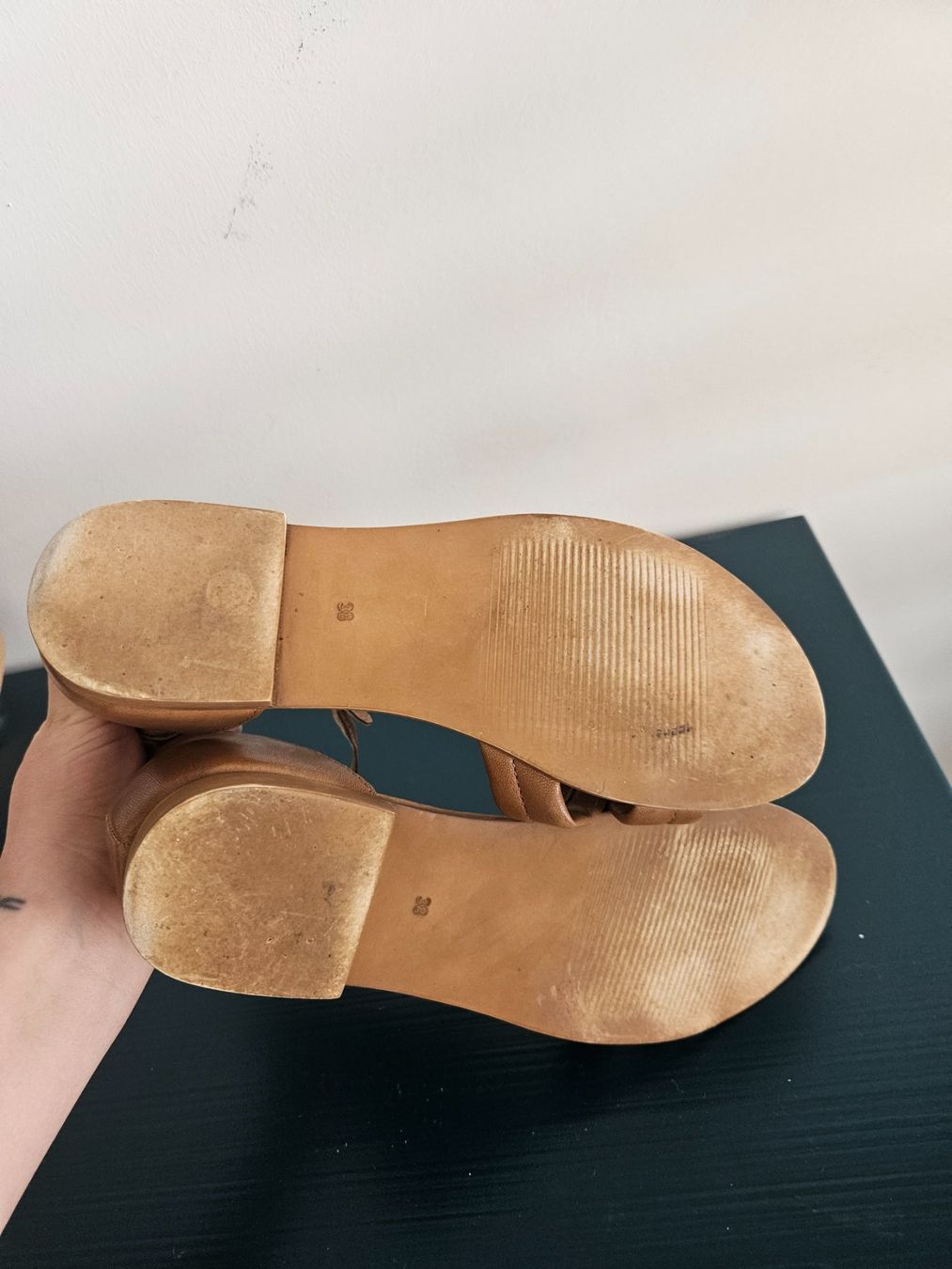 Anna Field Chaussures femmes: Anna field leather camel sandals – D'occasion à Affoltern am Albis par Katarinushka 4