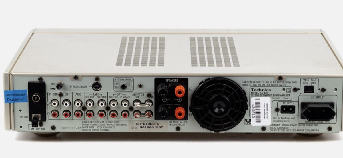 Technics Amplificatori: Technics SA-E10 Vollverstärker / FM Receiver – Usato da Trimbach venduto da ELITA-5 4