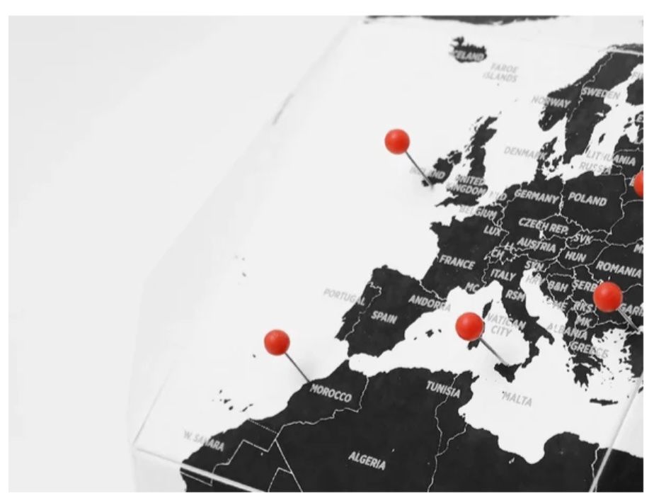 Cartine & Atlanti: HERE, Personal World Globe w/Pins, Capsule Collection 3D Map – Nuovo (secondo la descrizione) da Zürich venduto da Keller110 2