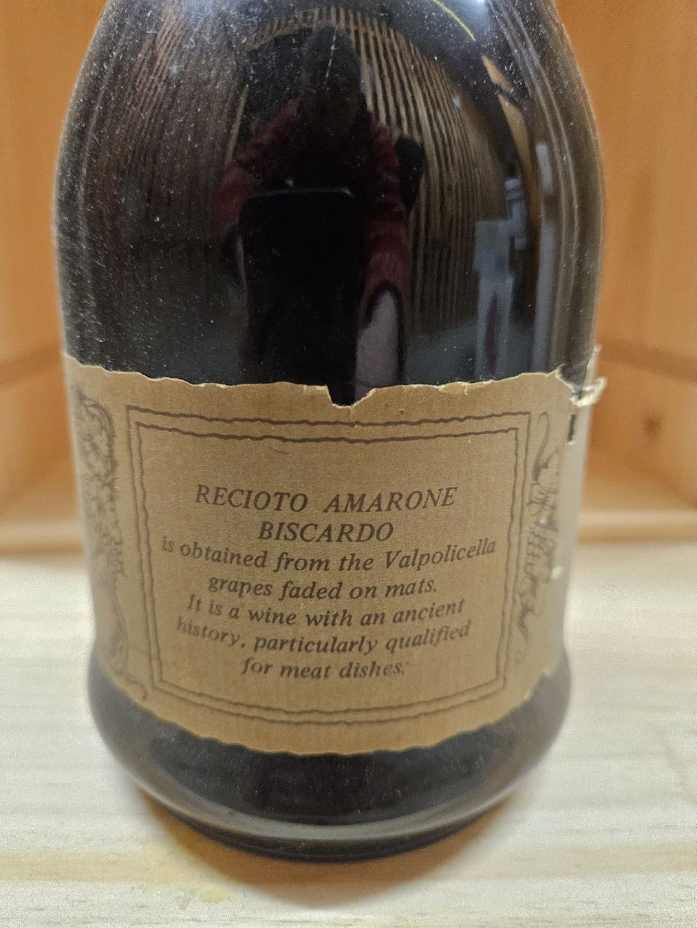 Amarone Vino: Recioto Amarone Biscardo 1983 – Nuovo e nell'imballaggio originale da Zofingen venduto da WouterSamwel 1
