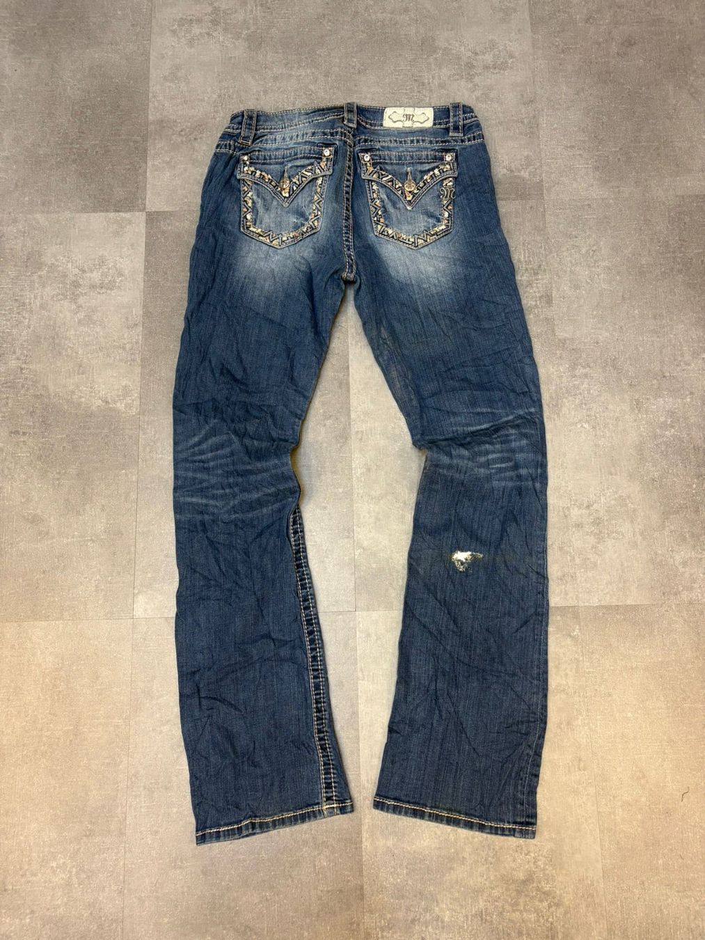 Jeans: Miss Me Bootcut Jeans - Grösse M/30 – Usato da Werdenberg venduto da hase.vintage