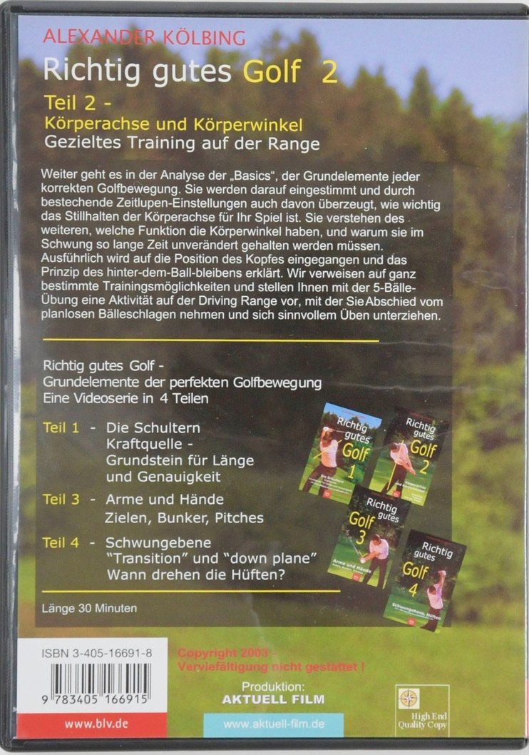 Tutti i DVDs: RICHTIG GUTES GOLF 1-4 – Usato da Remetschwil venduto da tgd_gbp8 3