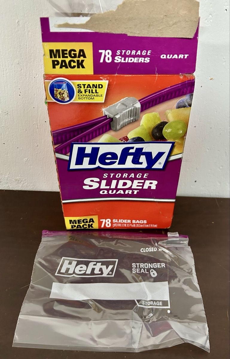 Contenitori & Simili: [NEU]: Hefty Storage Slider Bags - Verschlussbeutel – Nuovo (secondo la descrizione) da Arni AG venduto da CreaFlex