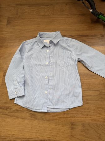 Bleu Marine Shirt gestreift blau Grösse 92 18-24 Monate