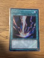 Yu-Gi-Oh Karte Raigeki Zauberkarte 1. Auflage guter Zustand
