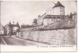 PORRENTRUY, le château et la porte de France