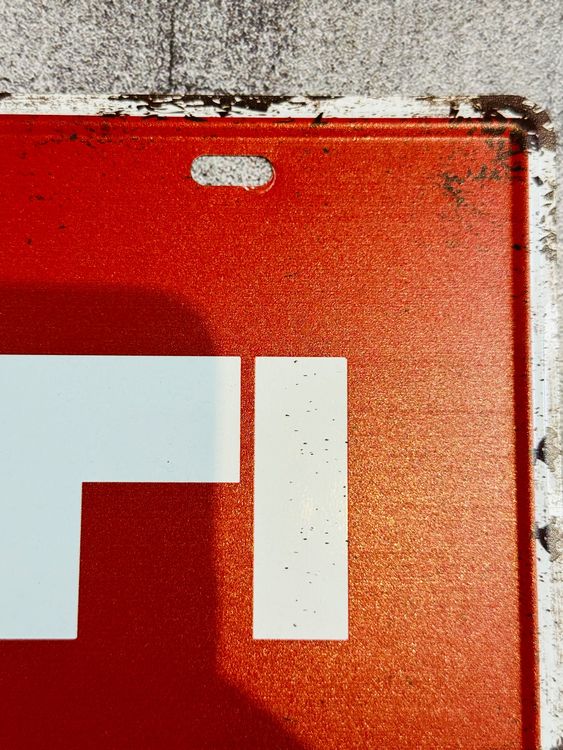 Hobbspring Vintage Metallschild Zitronen-Motiv - 20x30cm Rustikale Wanddekoration