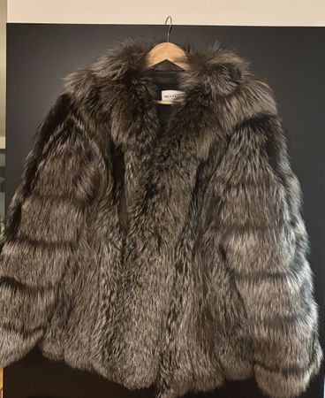 Exquisite fox fur coat