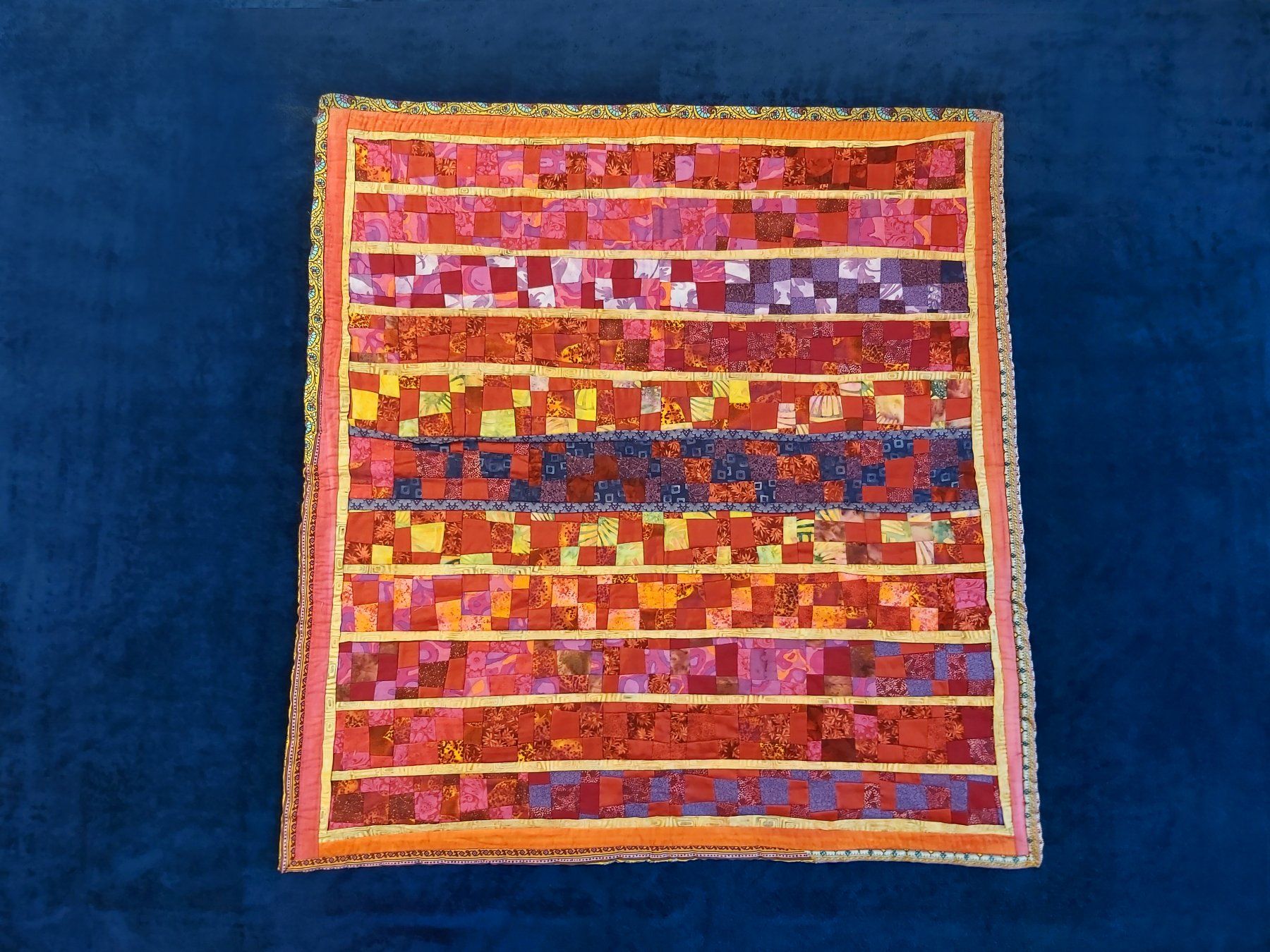 Alle Dekorationen: Patchwork Quilt "Kaskade" Unikat 76 x 80 cm – Neu (gemäss Beschreibung) aus Wetzikon ZH von Meltingpot29