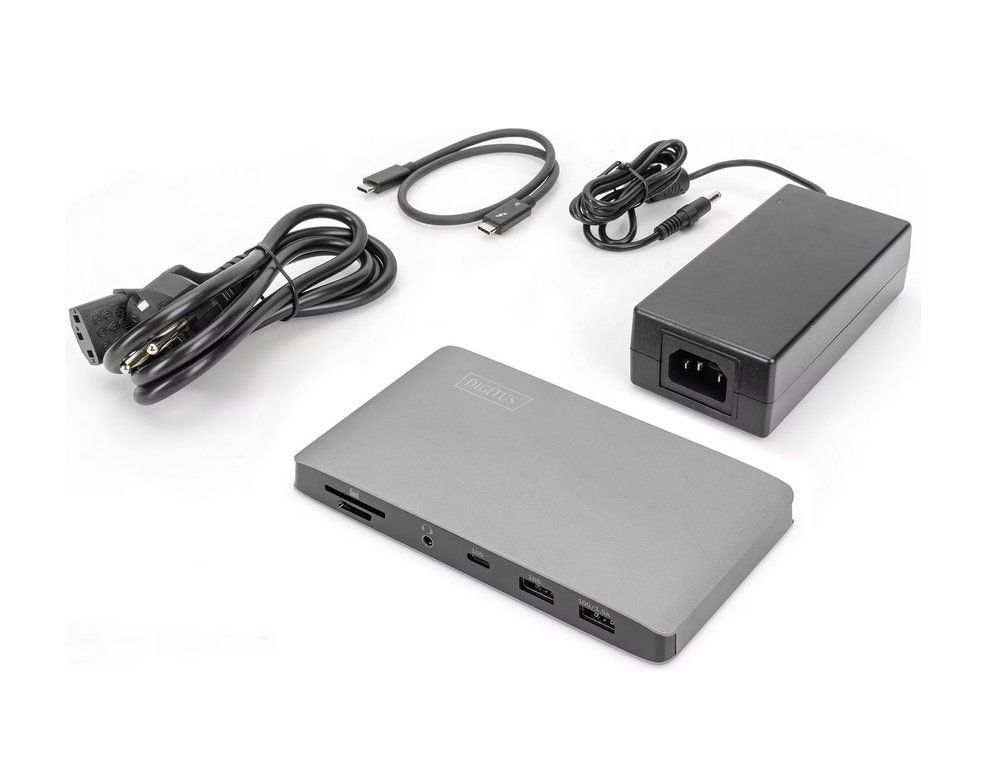 Docking station: Digitus DA-70895 Dockingstation - Thunderbolt 3 USB-C [NEU] – Nuovo e nell'imballaggio originale da Diessenhofen venduto da EightBits 1