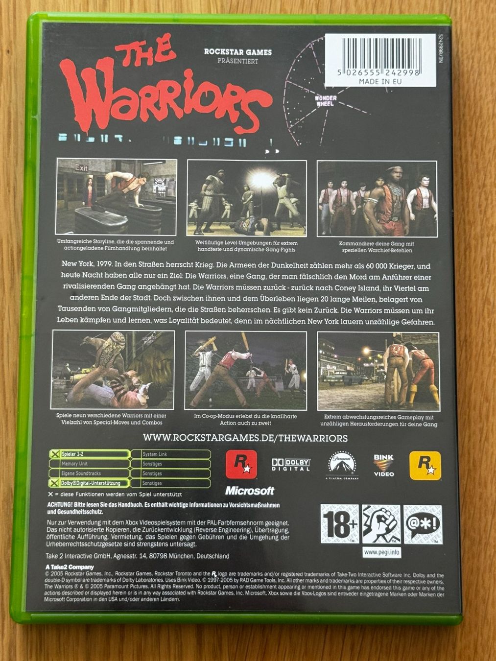 Giochi: The Warriors - CIB - Xbox – Usato da Uster venduto da GamesAndStuff 1