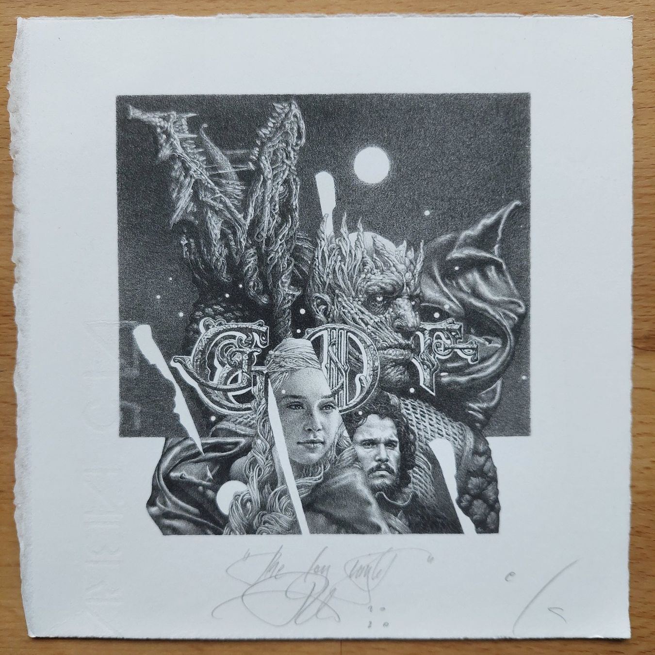 Grafica & Litografie: Original Lithographie Peter Chinovsky - Game of Thrones – Usato da Obfelden venduto da Foto_Bild_Kunst_Buch