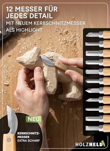 Tutti gli attrezzi: Schnitzwerkzeug Set – Nuovo e nell'imballaggio originale da Hundwil venduto da Stallone5 5