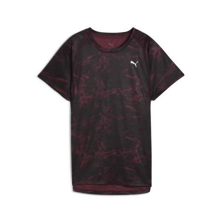 Puma W Run Velocity AOP Tee - ruby shimmer (Grösse: L)