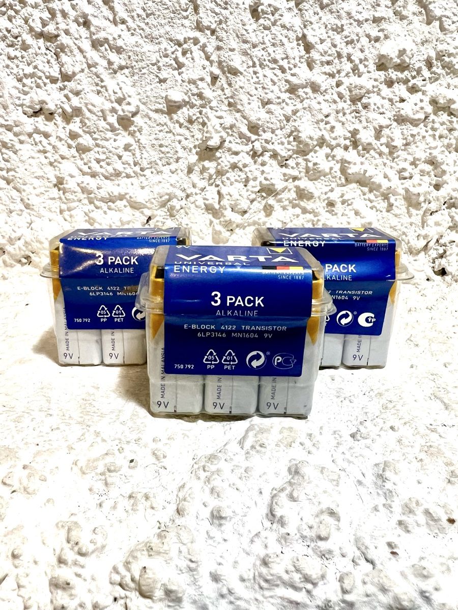 Varta Caricatori & Batterie: 9 pcs - VARTA Energy 9V E-Block – Nuovo e nell'imballaggio originale da Chevenez venduto da ric_v6s7 2