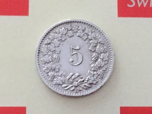 Alle Münzen: 5 Rappen 1957 ss-vz – Gebraucht aus Elsau von herbybay 1