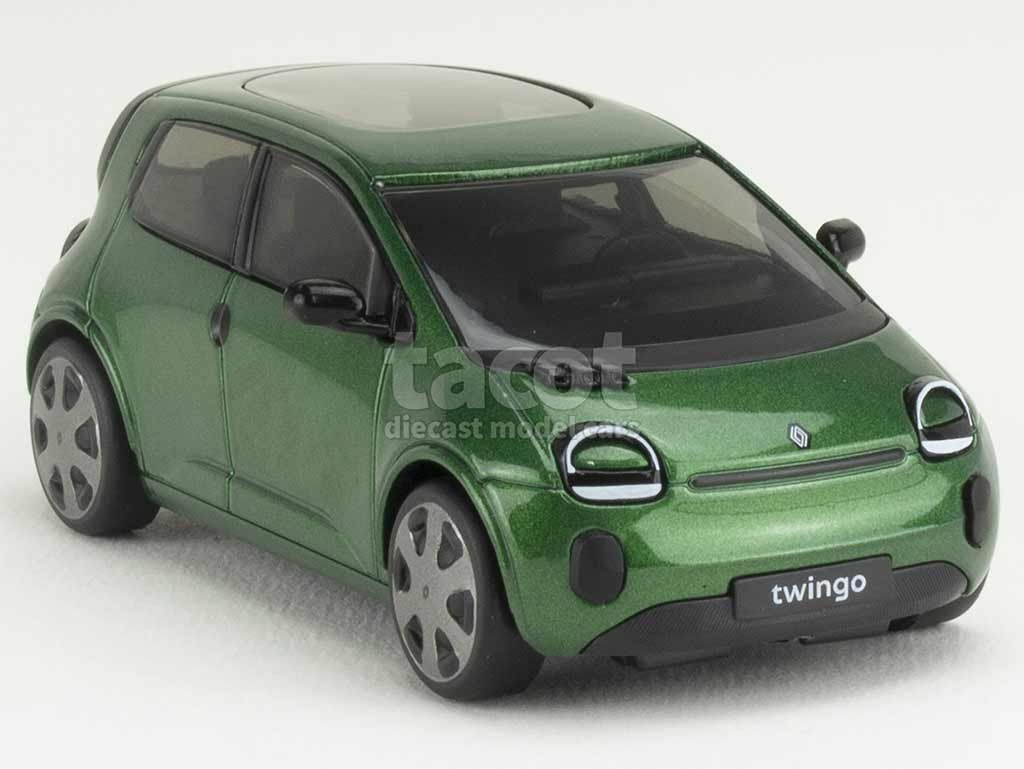 Renault Modellini d'auto: Renault Twingo E-Tech 100% Electric Concept 2024 grün met. – Nuovo e nell'imballaggio originale da Gerlafingen venduto da espero88 4