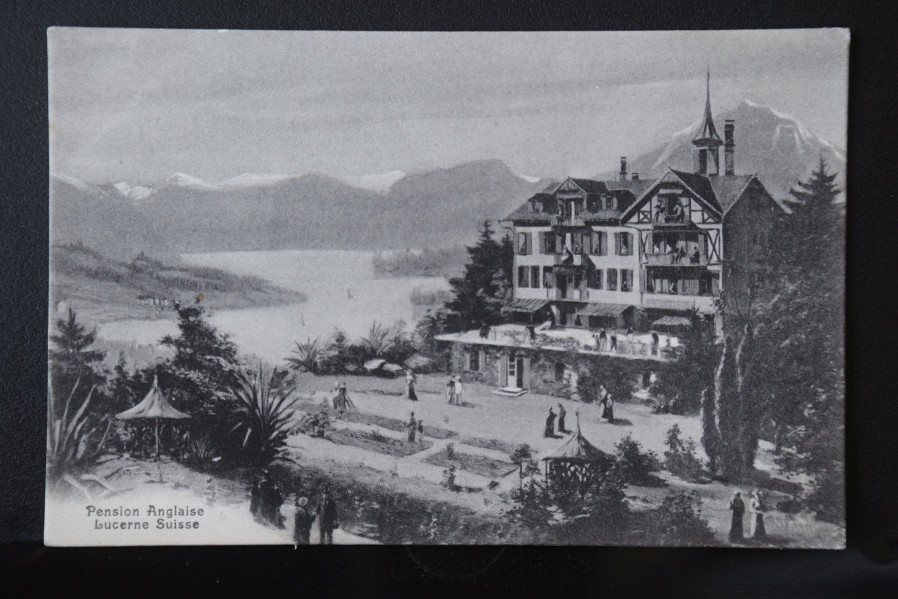 Cartes postales: AK Luzern, Pension Anglais – D'occasion à Luzern par CH2018