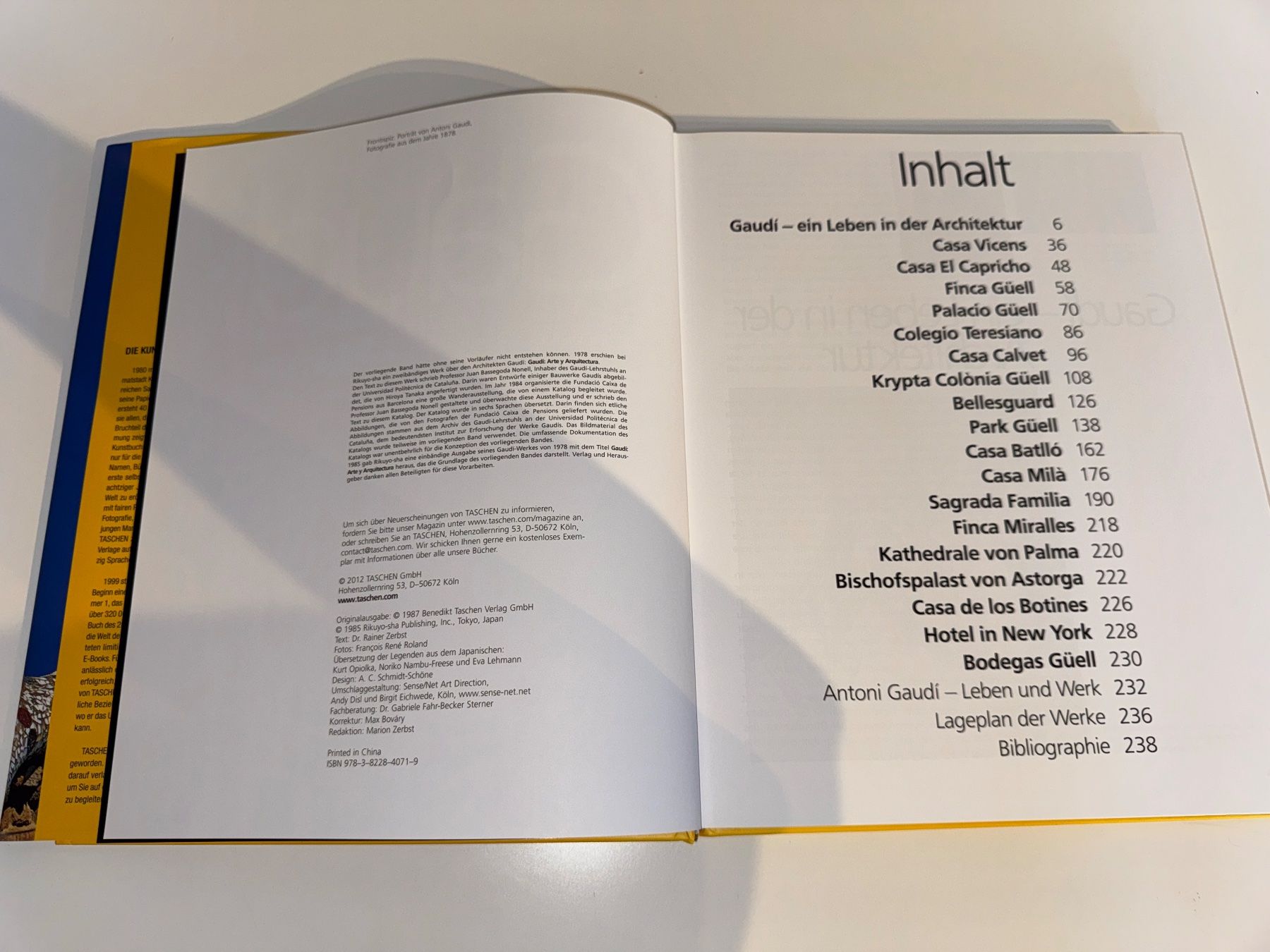Libri: BUCH: Gaudi Sämtliche Bauwerke – Usato da Grosswangen venduto da Second_hand_paradise 1