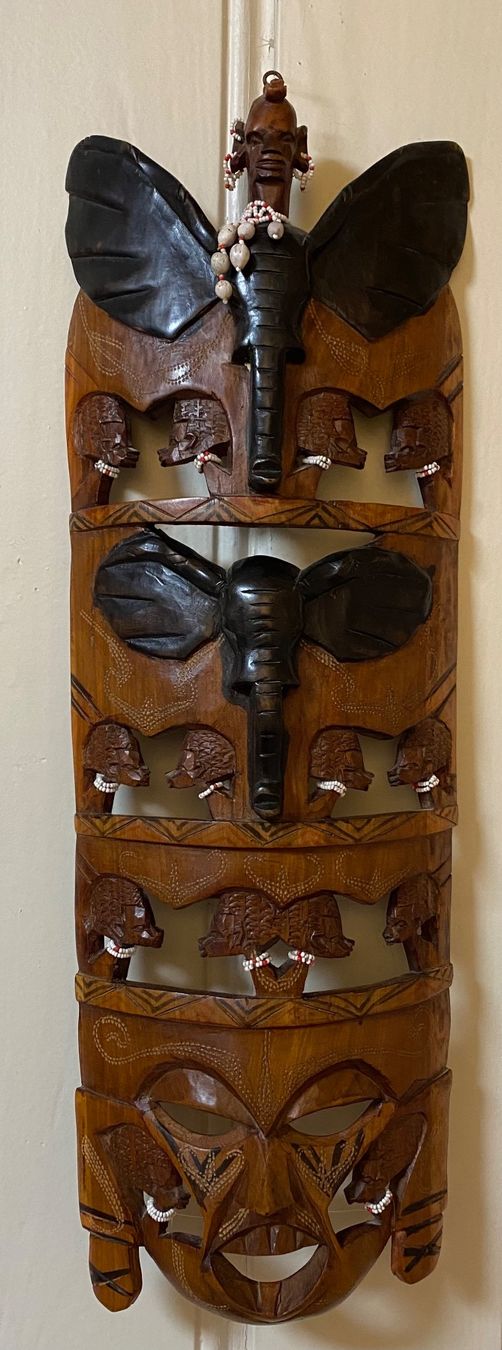 Arte internazionale: Afrikanische Holzmaske, Handarbeit – Usato da Zäziwil venduto da Emlea 1