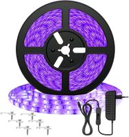 5M UV LED Strip Schwarzlicht Streifen mit Netzteil