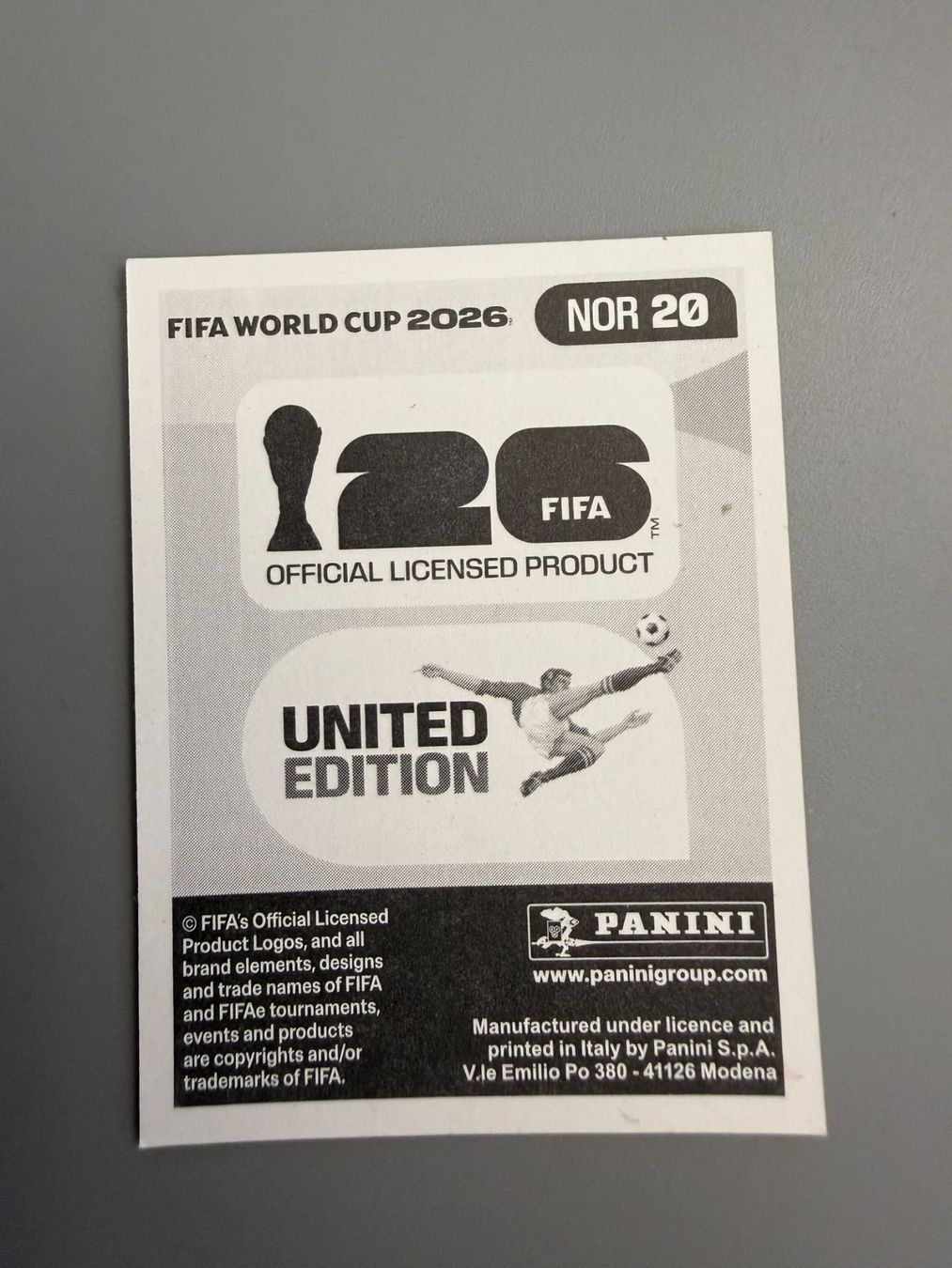 Panini Sammelbilder & Trading cards: Panini Oscar Bobb NOR20 – Gebraucht aus Liebefeld von Ronaldo-1996 1