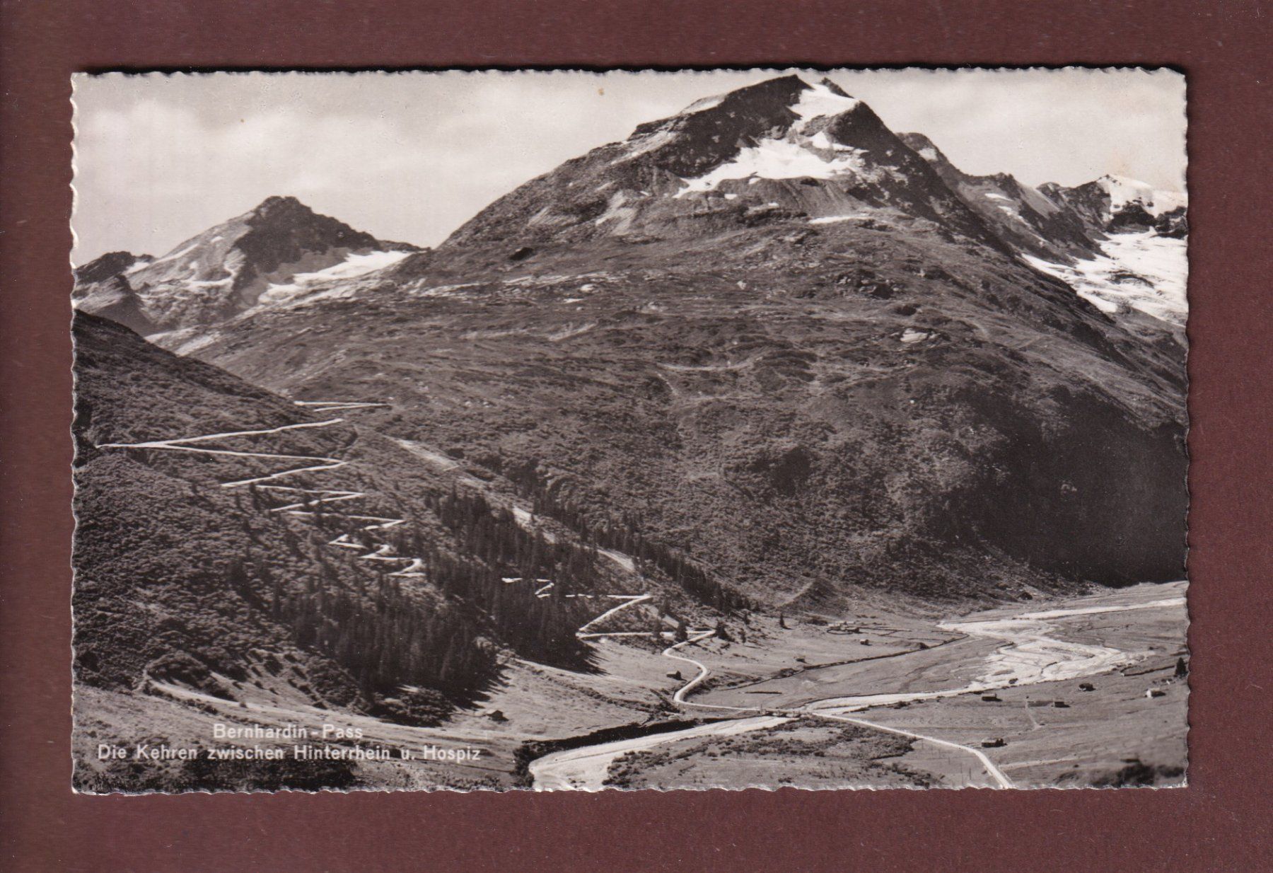 Ansichtskarten: BERNHARDIN-PASS – Gebraucht aus Pully von nicecards