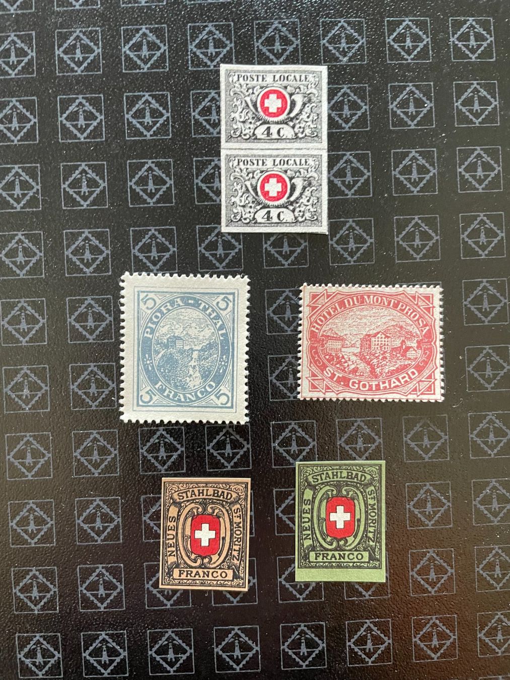 Tutti i francobolli: Hotelpost (Replica) – Nuovo e nell'imballaggio originale da Menzingen venduto da Wlukas
