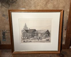 Original Radierung von Lilly Langenegger, signiert