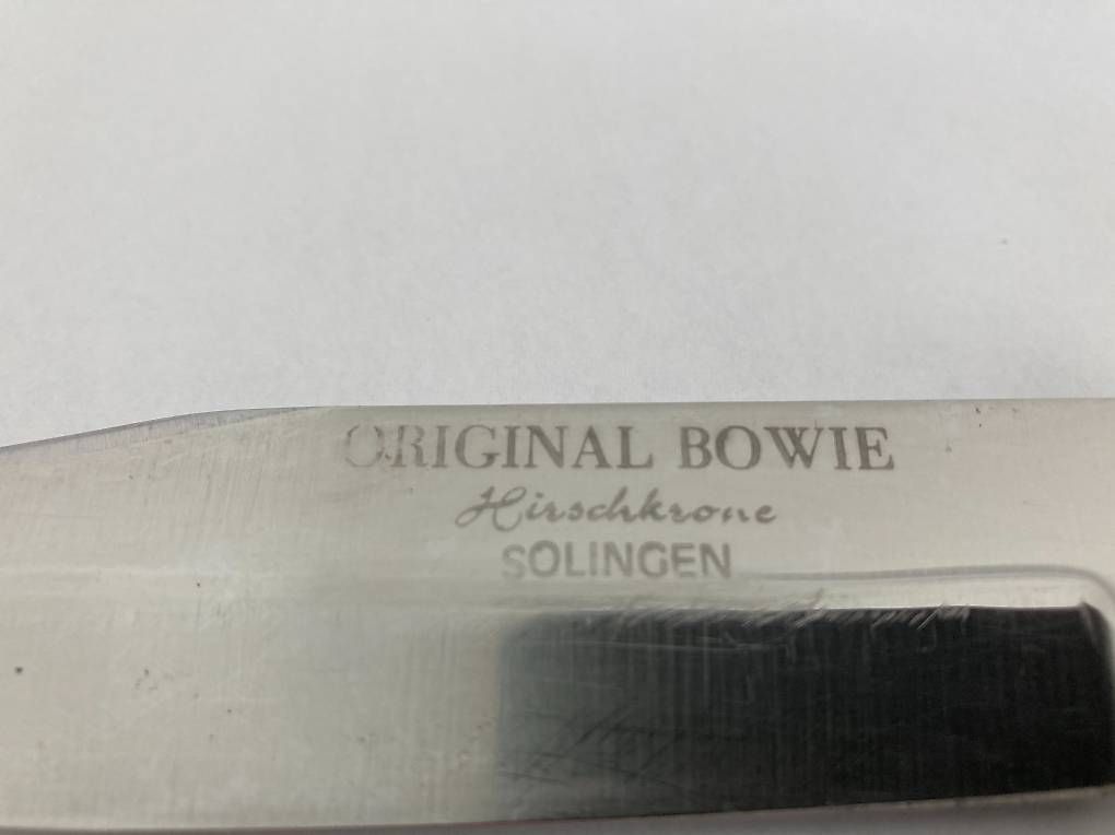 Accessori: Bowie Messer Hirschkrone Solingen – Usato da Langenthal venduto da umec72 1