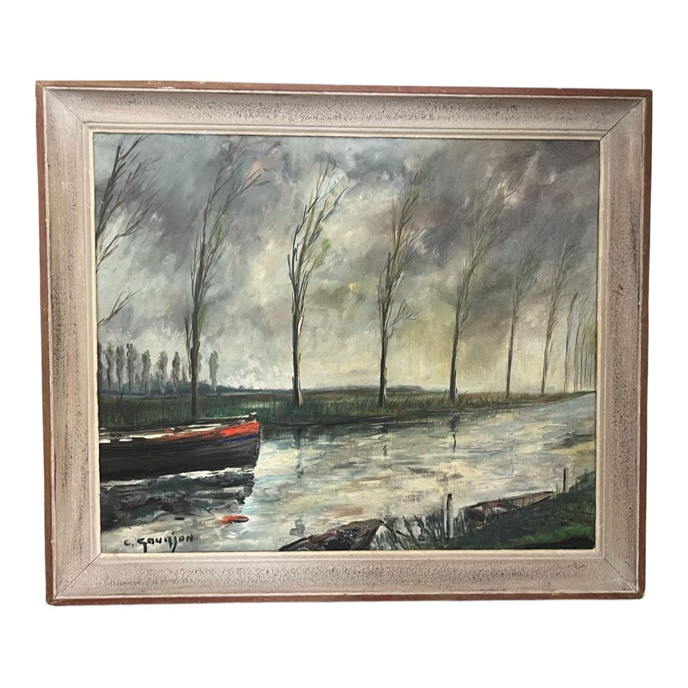 Gemälde: Gourjon Signed Painting / Tableau / Gemälde mid-20th c – Gebraucht aus Apples von the_7jtf 5