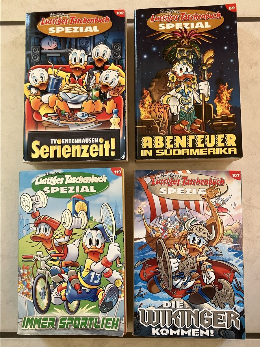Fumetti: Vier Lustigestaschenbuch Spezial – Usato da Rickenbach BL venduto da bar_8lwf
