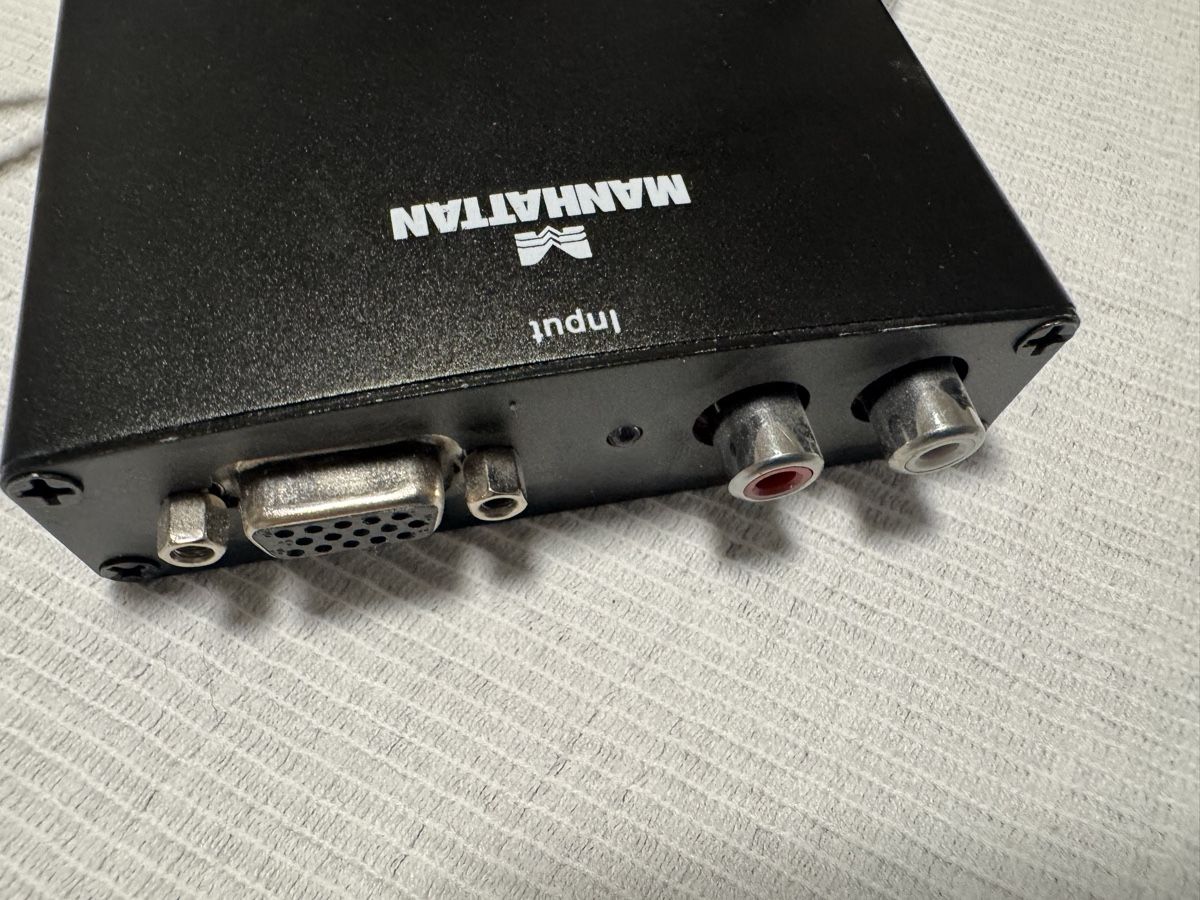 Convertitori: Manhattan HDMI auf VGA Converter mit Audio – Usato da St. Margarethen TG venduto da Apple_Lovers
