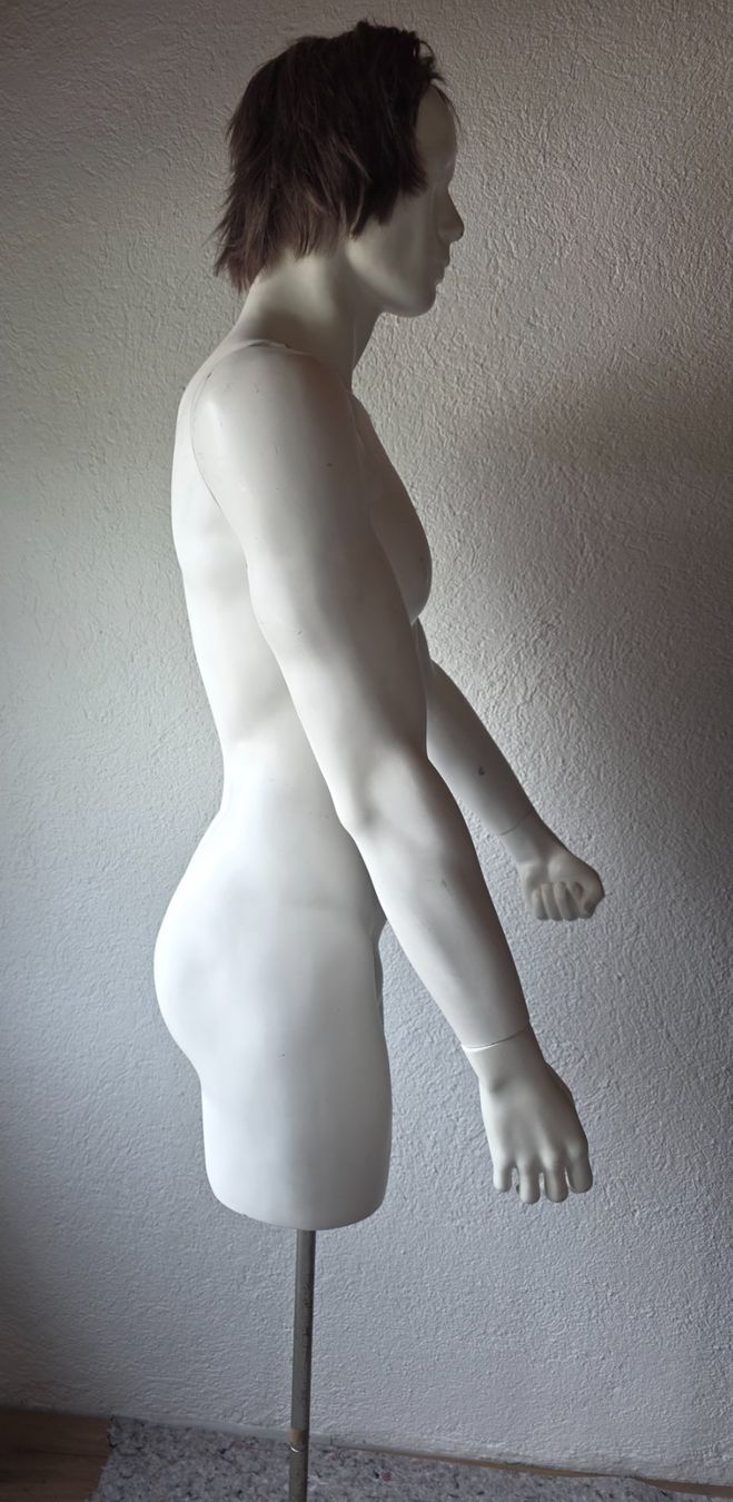 Altro in Decorazioni & Accessori: Männliche Schaufensterpuppe, Torso mit Ständer – Usato da Obermumpf venduto da oiskypoisky 3