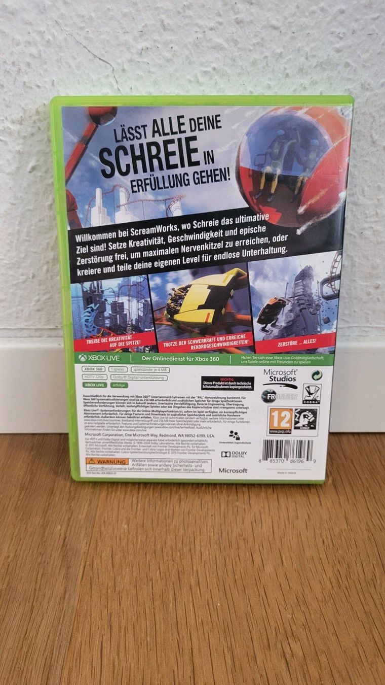 Microsoft Spiele: Xbox 360 - Screamride – Gebraucht aus Münsingen von DigitaleSpielecke 1