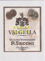 Etikette - Veltliner Valgella (Secchi, Celerina) /bd