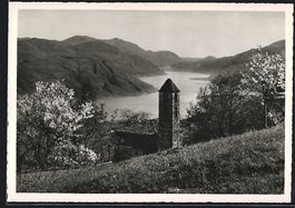 AK Cademario, Altes Kirchlein, 1949