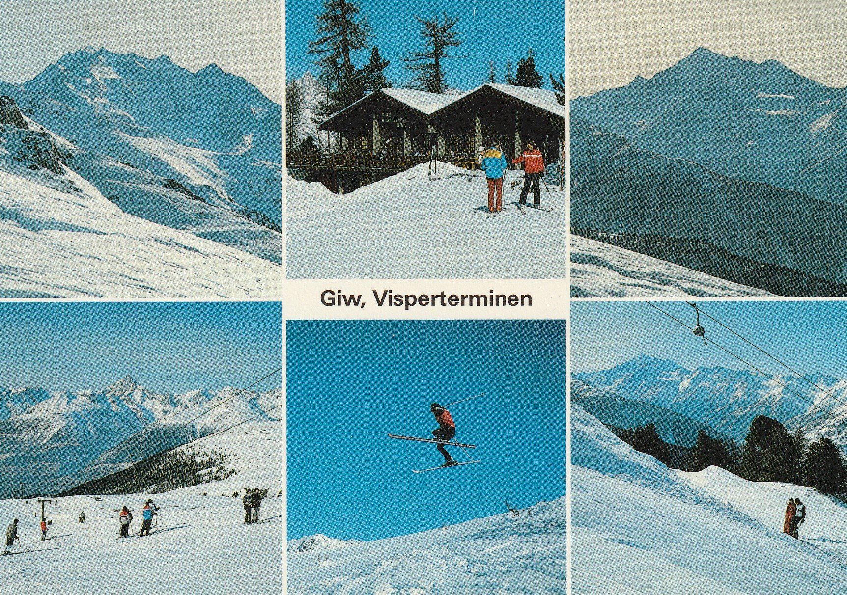 Cartoline postali: AK Visperteminen - gel. 18.3.1989 – Usato da Fribourg venduto da schnalla92