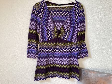 Commas Bluse Strickpullover , Gr.  42, Zickzack Muster ABBA