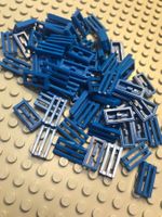 Lego 30x  Platte 1x2 mit Gitter (2412)blau