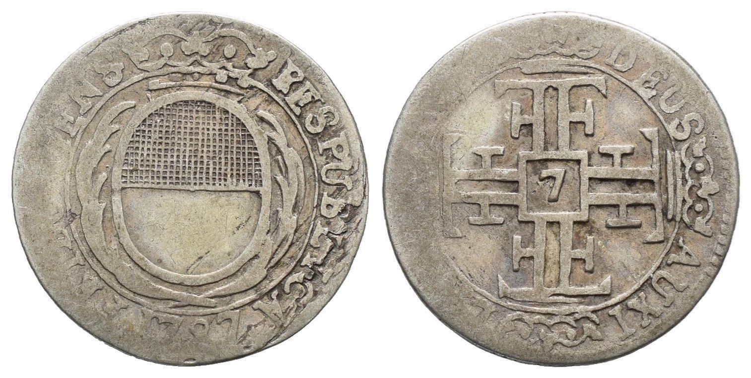 Tutti le monete: Freiburg 7 Kreuzer 1787  /3360 – Usato da Trimbach venduto da Solothurn1