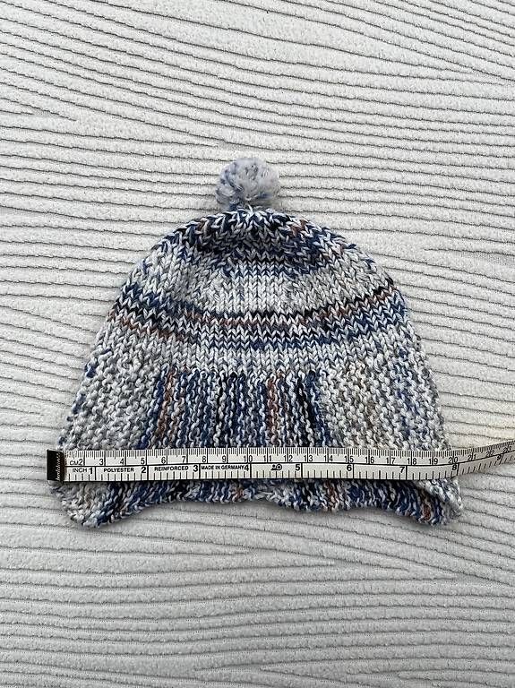 Berretti & Sciarpe: Gr.62/68 Strick Mütze mit Bommel, handmade – Usato da Gattikon venduto da AnnettFloh