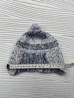 Gr.62/68 Strick Mütze mit Bommel, handmade
