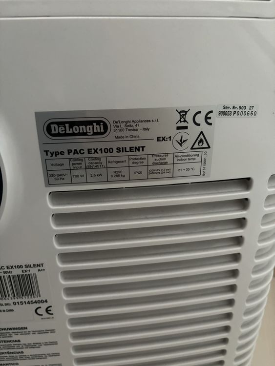 De'Longhi Klimageräte: Klimagerät Pinguino De‘Longhi PAC EX100 Silent – Gebraucht aus Rekingen AG von Susi22 4