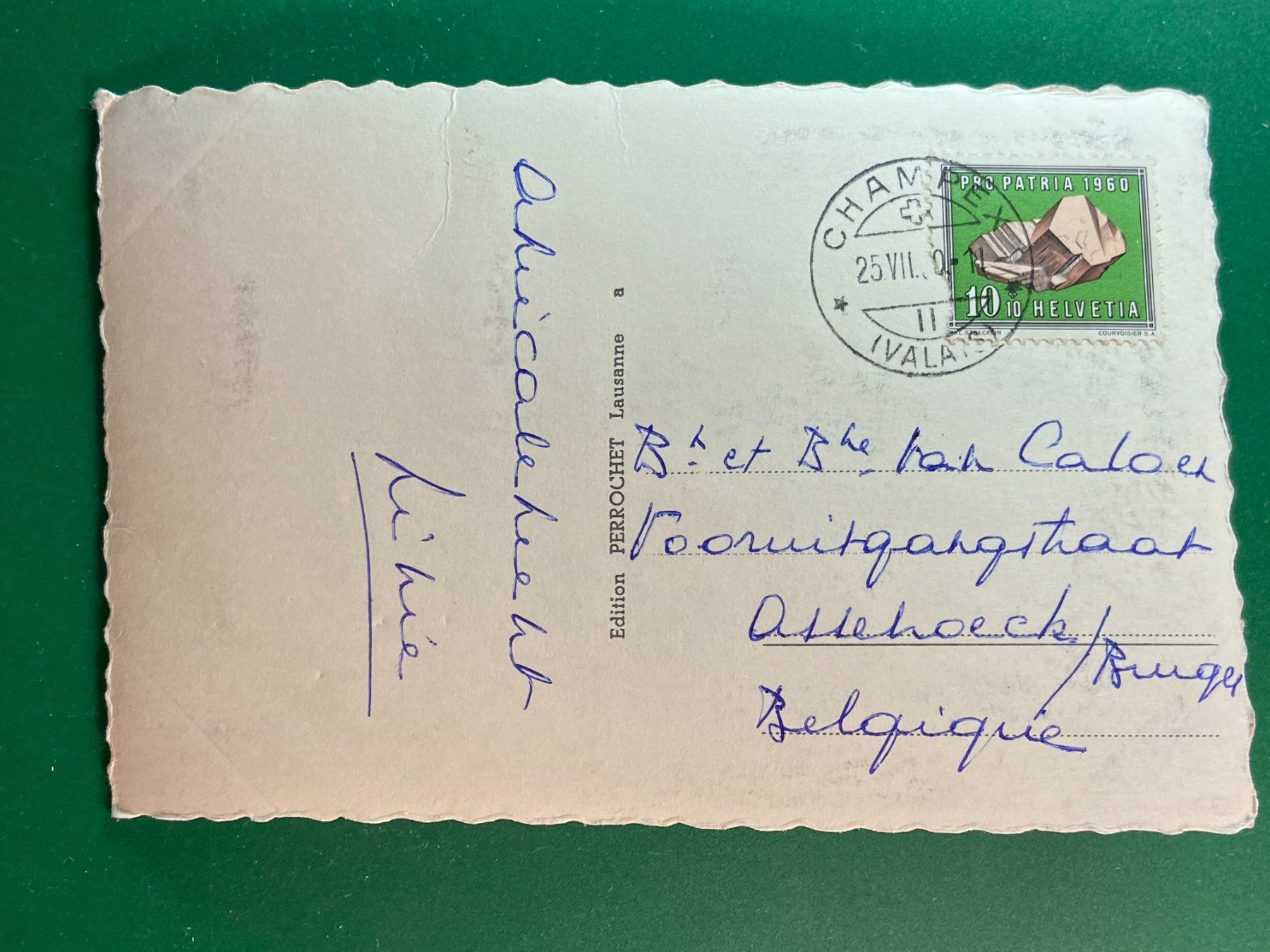 Cartoline postali: Champex - Pro Patria 1960 - Stempel !!! – Usato da Steg VS venduto da danwer74 1